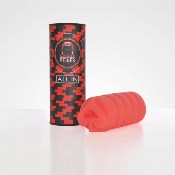 Lingox Poker Sleeve - Black and Red - Spade