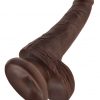 King Cock 6 Inch with Balls - Brown