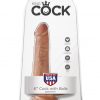 King Cock 6 Inch with Balls - Tan
