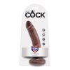 King Cock 7 Inch Cock - Brown